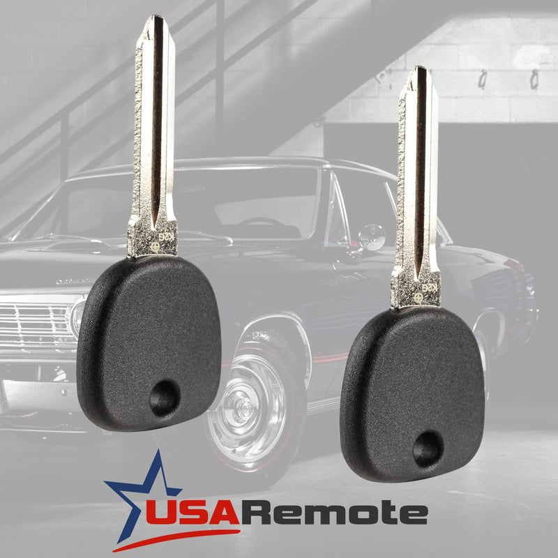 Car Key Fob Keyless Entry Remote with Ignition Key fits Chevy Silverado Avalanche Traverse / GMC Sierra Acadia / Pontiac Torrent / Suzuki XL-7, Set of 2 g-421 46-key [2]