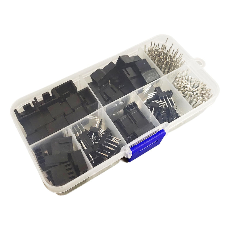 200PCS PWM Plastic Shell Computer Case Cooling Fan Male Female Plug Interface 3-Pin/4-Pin PC Fan Connector Kit