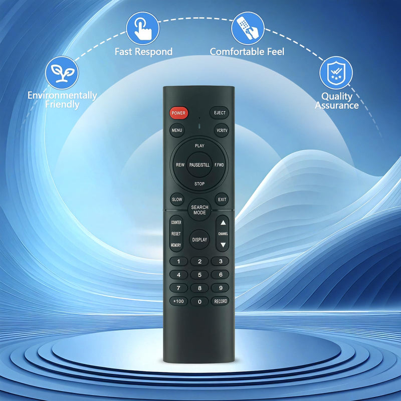 NA351UD NA351 Replaced Remote Control fit for Emerson VCR Video Cassette Recorder EWV601M EWV601 EWV401A EWV401B EWV601A EWV401M EWV401 EWV402M EWV601B