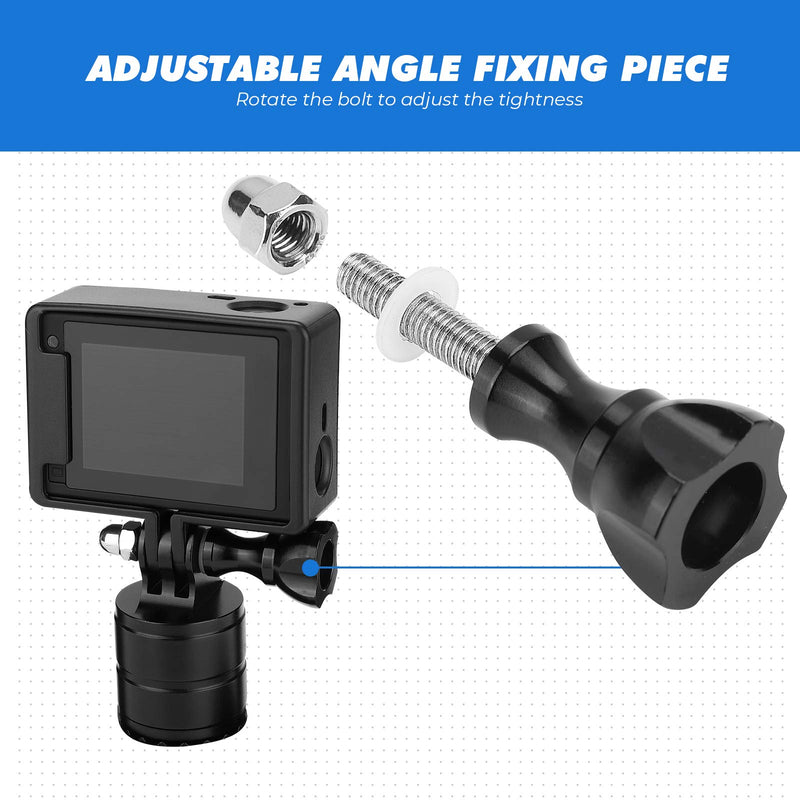 [AUSTRALIA] - KEMIMOTO UTV Camera Mount for 1.75"-2" Roll Bar Compatible with GoPro Hero SJ Insta360 DJL 360° Rotation Aluminum Camera Holder Compatible with Polaris RZR Ranger Can-Am Maverick X3 ATV Boat Truck 