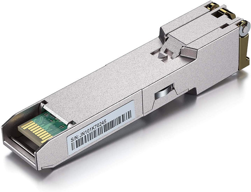10Gtek [Pack of 2] HP Compatible 1G SFP RJ45 Transceiver J8177B/ J8177C, 1000Base-T Copper Module, up to 100 Metres 1000Base-T: 100m