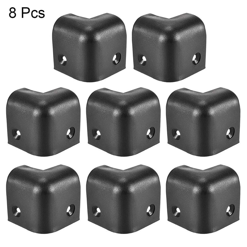 uxcell Speaker Corner Protectors Cabinet Edge Corner 1.14'' Speaker Stackable Guard Wrap Angle Case Protection 8pcs
