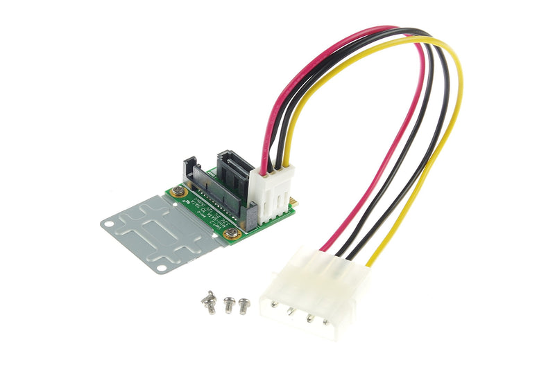 KNACRO Mini SATA to SATA Adapter 7Pin (with Power Interface)