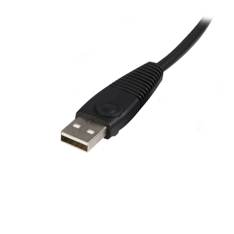 StarTech.com 2-in-1 Universal USB KVM Cable - Video / USB cable - HD-15 (VGA), USB Type B (M) to USB, HD-15 (VGA) - 15 ft - SVUSB2N1_15, Black | Combines VGA video and USB data into one cable, HD-15 and USB-B to USB and HD-15, Reduces clutter