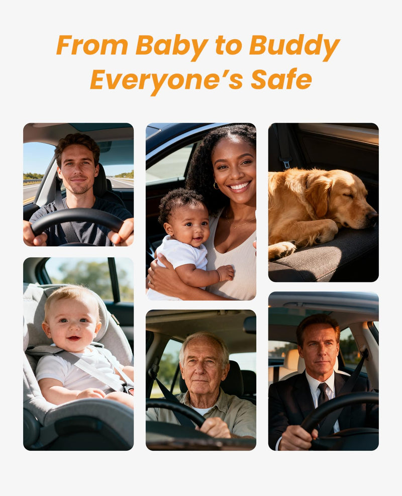 [AUSTRALIA] - Babyvue USB Car Camera for Baby : 4.5" Baby Car Camera with 1080P Crystal Clear Mirror View, Easy Installation Carseat Rear Facing Moitor for Kids, HD IR Night Vision Backseat Monitor White 