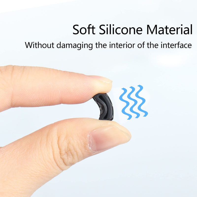 [AUSTRALIA] - GINTOOYUN 50pcs HDMI Anti Dust Cap Cover Plugs HDMI Female Dustproof Plug Soft Silicone Protector for TV,Computers,etc. 