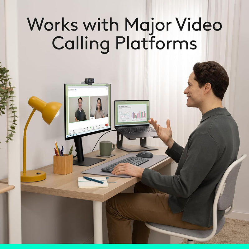 Logitech C920x HD Pro PC Webcam Full 1080p/30fps Video - Black | 30fps Video, Clear Audio, Light Correction, Works with Teams, Meet, Zoom, Nintendo Switch 2, Mac, Tablet 1 Pack 1080P/30 fps, 720p/30fps
