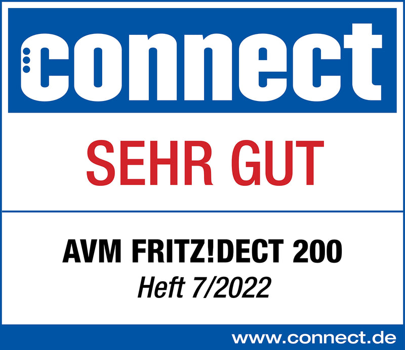 AVM FRITZ! DECT 200 - Intelligent socket for the home network, German-language version Single