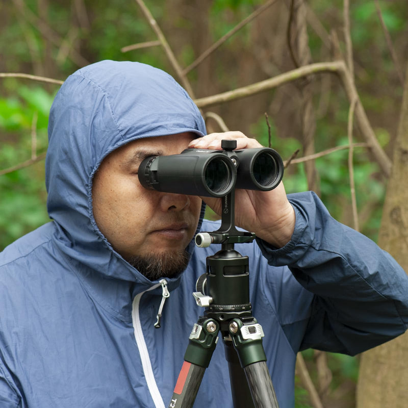 SUNWAYFOTO Binocular Tripod Adapter Accessories,with Arca Swiss Plate and 1/4 Thread Hole,BTA-01