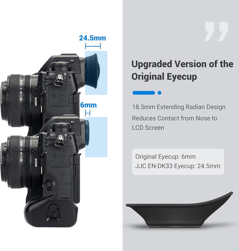 Hoodman Glasses Eyecup for Nikon Z9, Z8 & Zf Mirrorless Cameras For Glasses Eyecup