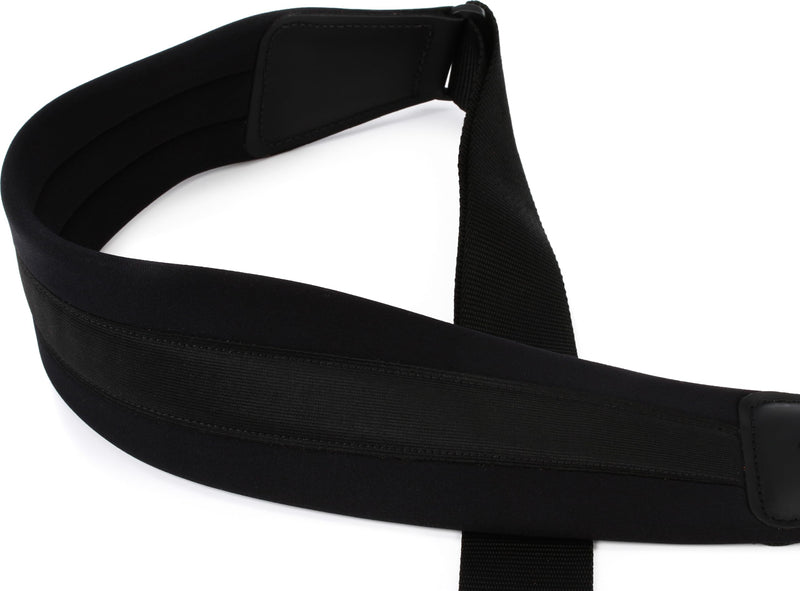 Levy's Leathers PM48NP3-BLK 3-1/2-Inch Neoprene Padded Acoustic Guitar Strap Black Standard