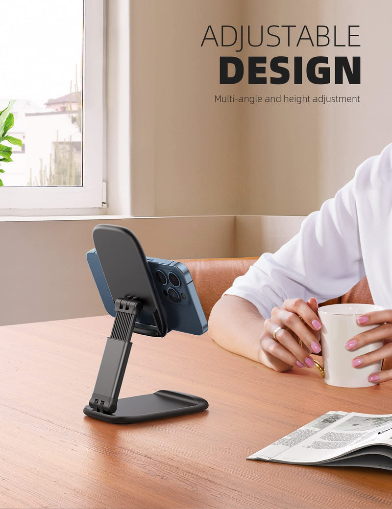 Lamicall Phone Holder Car Vent and Foldable Phone Stand for Desk
