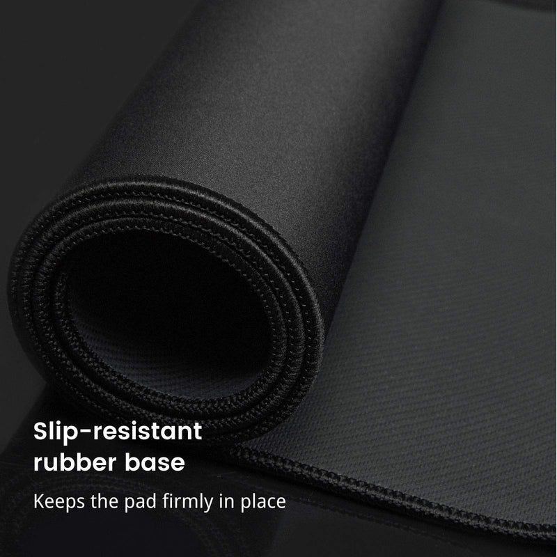 Large Mouse Pad, Gaming Mouse Pad, TEDNETGO Waterproof XL Extended Extra Large Mouse Pad with Stitched Edge, Non-Slip Large Ergonomic Mouse Pad Desk Mat for Computer Laptop, 31.5"x15.7" x 0.12", Black