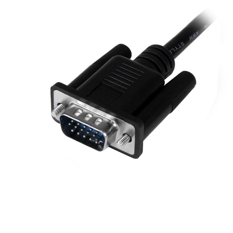 StarTech.com VGA to HDMI Adapter & 6ft (2m) Cable - 4K High Speed With Ethernet - UHD 30Hz Video - 1.4 Standard - Ultra HD Monitors, Projectors, TVs & Displays - Black