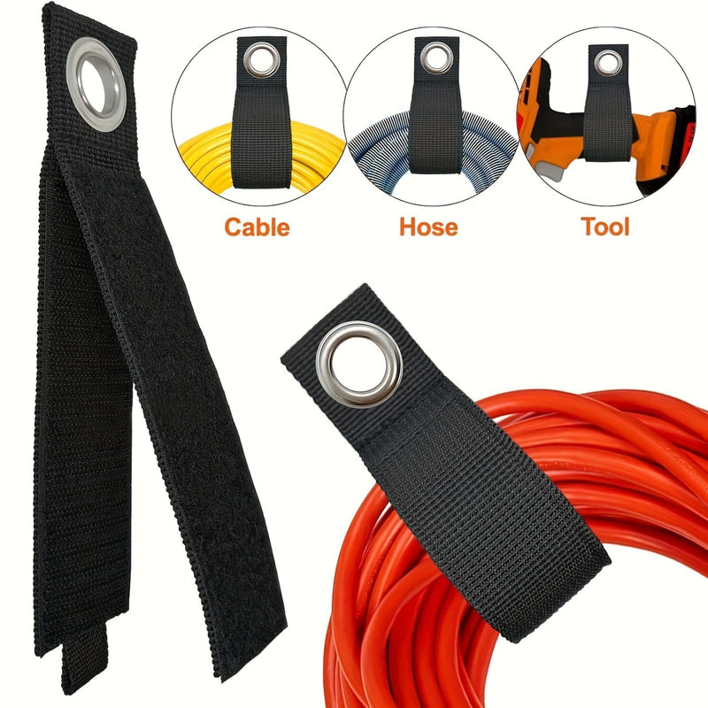 3pcs Extension Cord Holder Organizer, Storage Straps for Garden Hose Storage and Garage Wall Organization