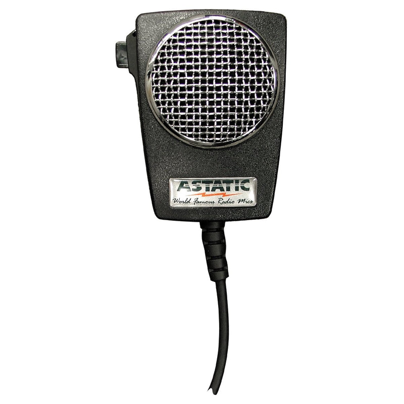[AUSTRALIA] - Astatic 302-10005 D104M6B Amplified Ceramic Power 4-Pin CB Microphone, Black 