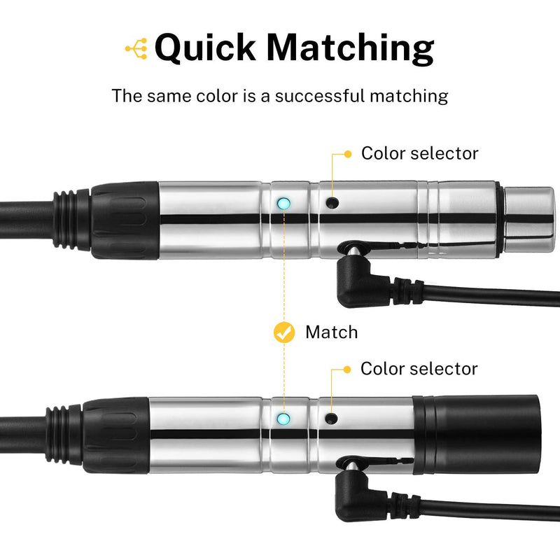 Donner 2PCS DMX512 DMX Dfi DJ 2.4G Wireless 1 Receiver with Light Dome& 1 Transmitter Stage Lighting Control (Silver) Silver