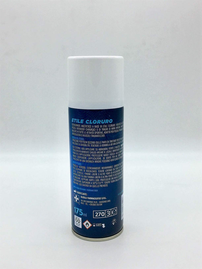 Olcelli Pharmacy Spray Ice Spray Ethyl Chloride Coolant Aesthetic 175 ml