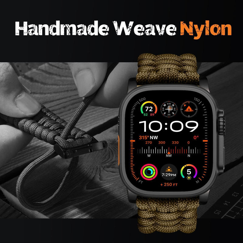 Bandletic Magnetic Band and Paracord Strap Compatible with Apple Watch