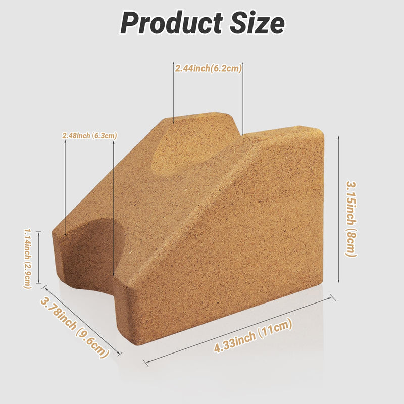 [AUSTRALIA] - Guitar Neck Rest, Natural Cork Guitar Neck Support Pillow Cradle Holder, String Instrument Luthier Tool for String Changing, Repair, Cleaning, Guitar Workstation, Guitar Accessories 