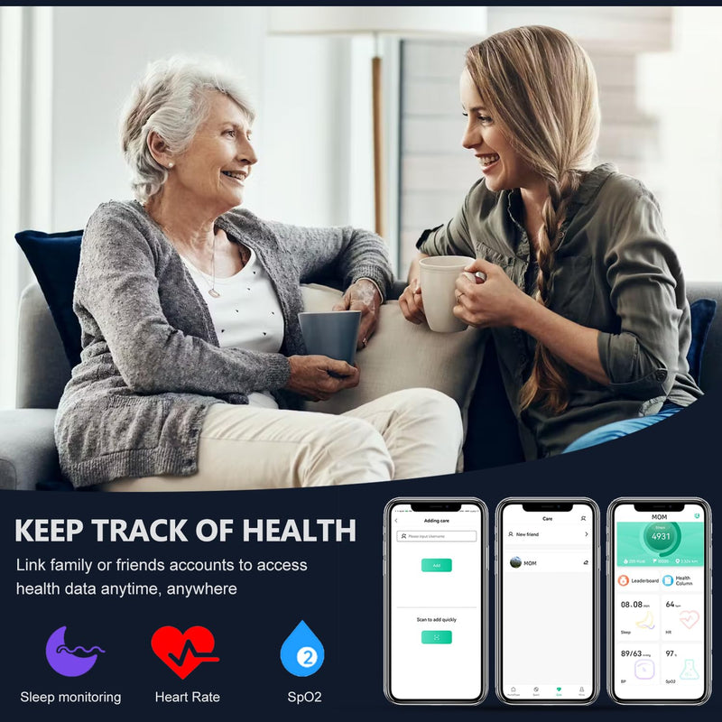Smart Health Ring for Women Men Fitness Tracke IP68 Waterproof Fitness Ring with Heart Rate/Blood Pressure/Blood Oxygen/Sleep Tracker/Step/Calories for iOS and Android,No Subscription Fee,Gold 12