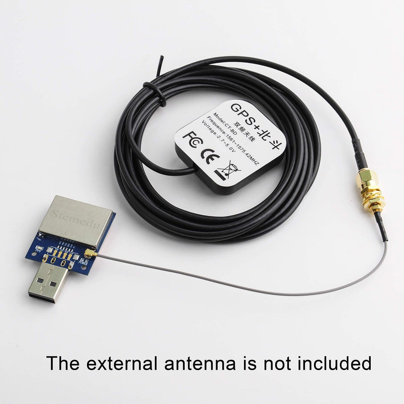 USB GPS Module GLONASS Beidou GPS Dongle Built-in Ceramic Antenna, Better Than VK-162 VK-172