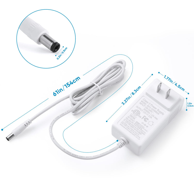 [AUSTRALIA] - Litever Under Cabinet Lights Plug in, 6 pcs 12 Inches LED Light Strip Bars. Super Bright Dimmable Linkable for Kitchen Counter Above Cabinets Shelf Workbench Desk Closet Lighting. Daylight 5000K 6-Light-Kit 
