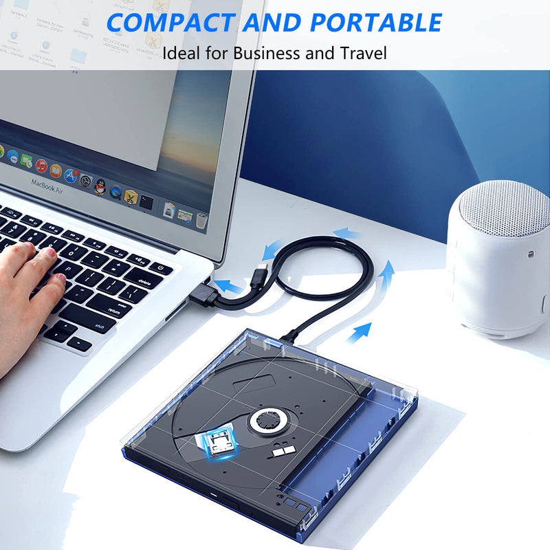HATOKU Stylus Pen for iPad 2018-2025 and External CD/DVD Drive for Laptop