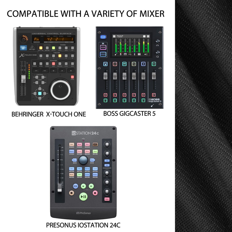 [AUSTRALIA] - Ultimate Home Studio Mixer Cover - Stretchable Chinlon, Splash-Resistant, Dust & Pet Hair Protection, Compatible with Boss Gigcaster 5 Live Streaming Mixers 