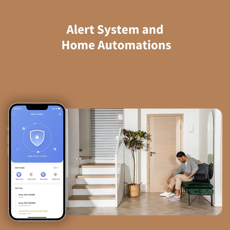 Aqara Motion Sensor P1, Requires AQARA HUB, 5-Year Battery Life, Configurable Detection Timeout, for Alert System and Automations, Compatible with HomeKit, Alexa, IFTTT