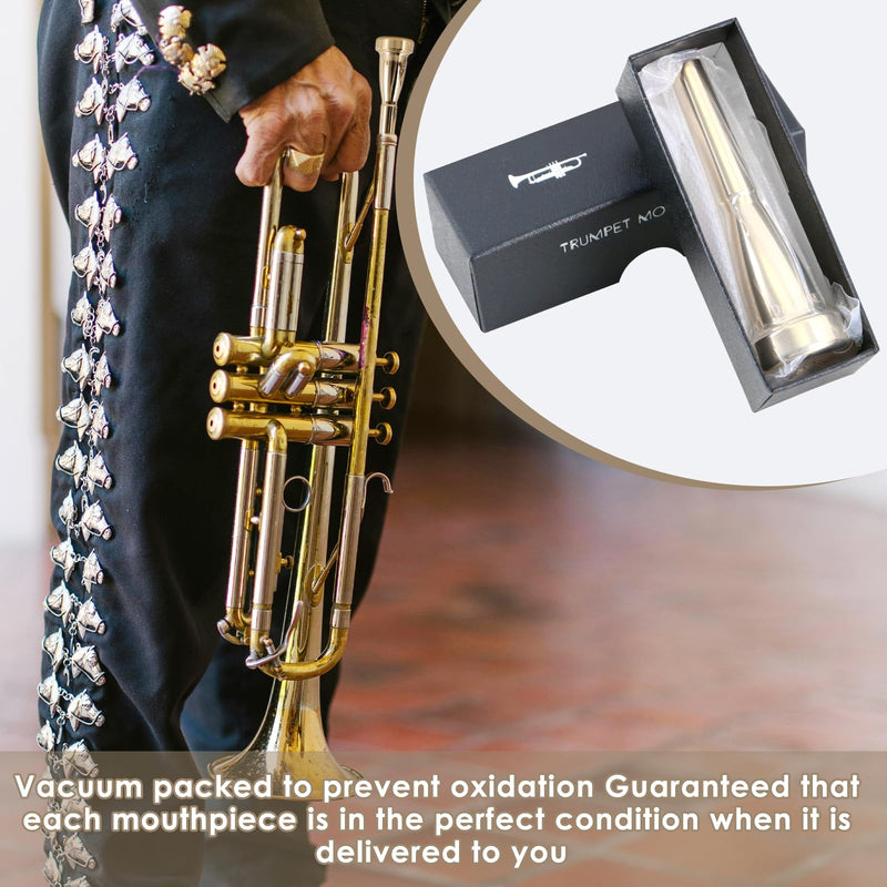 [AUSTRALIA] - EASTROCK Trumpet Mouthpiece 3C Gold Plated Bullet Shape Vaccum Package 3C-Z 