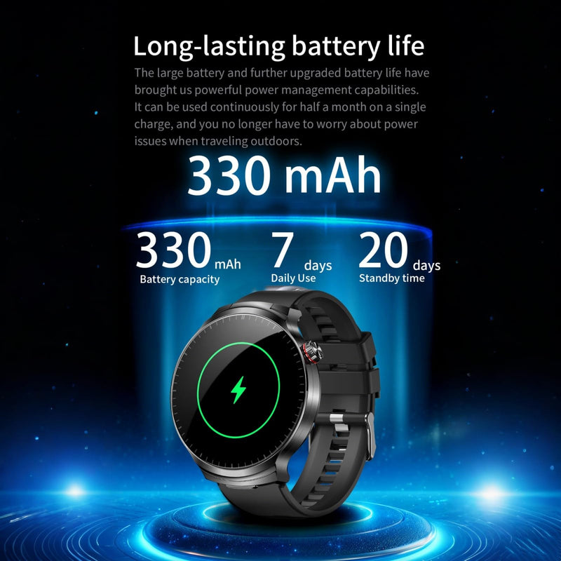 Smart Watch with Earphones,1.85" HD Large Screen 2 in 1 Smartwatch,BT Call,110+ Sports Modes,Waterproof,Sleep Monitor Fitness Tracker Watch Compatible Android Phones and iPhone Silver