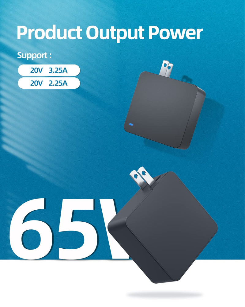 Charger for Lenovo Laptop Charger - 65W 45W, (UL Safety Certified)