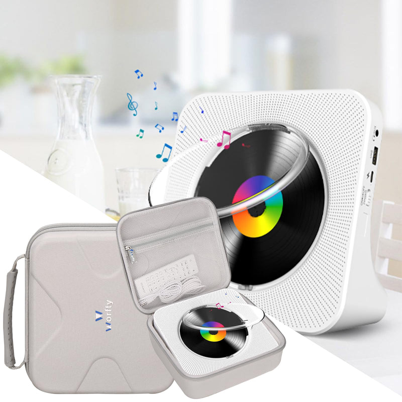 [AUSTRALIA] - Case for Gueray for ROADOM for ZYOKATA CD Player, Hard Travel Carrying Case Compatible for Gueray KC906 Portable Bluetooth Desktop CD Player, Case Only 