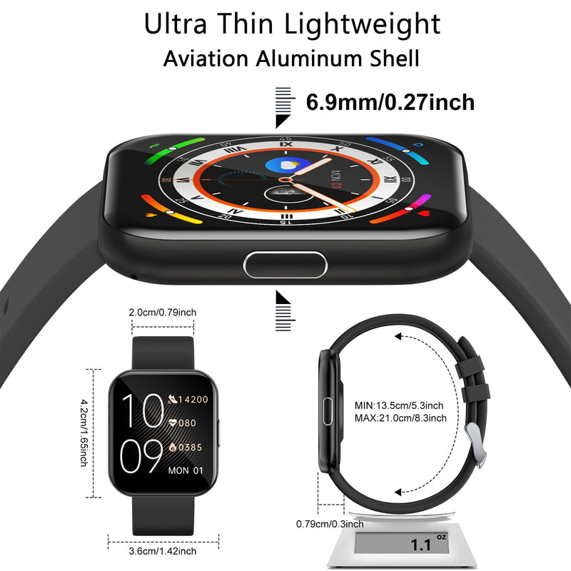 Smart Watch for Women, 1.81" Display for Samsung/iPhone/Android