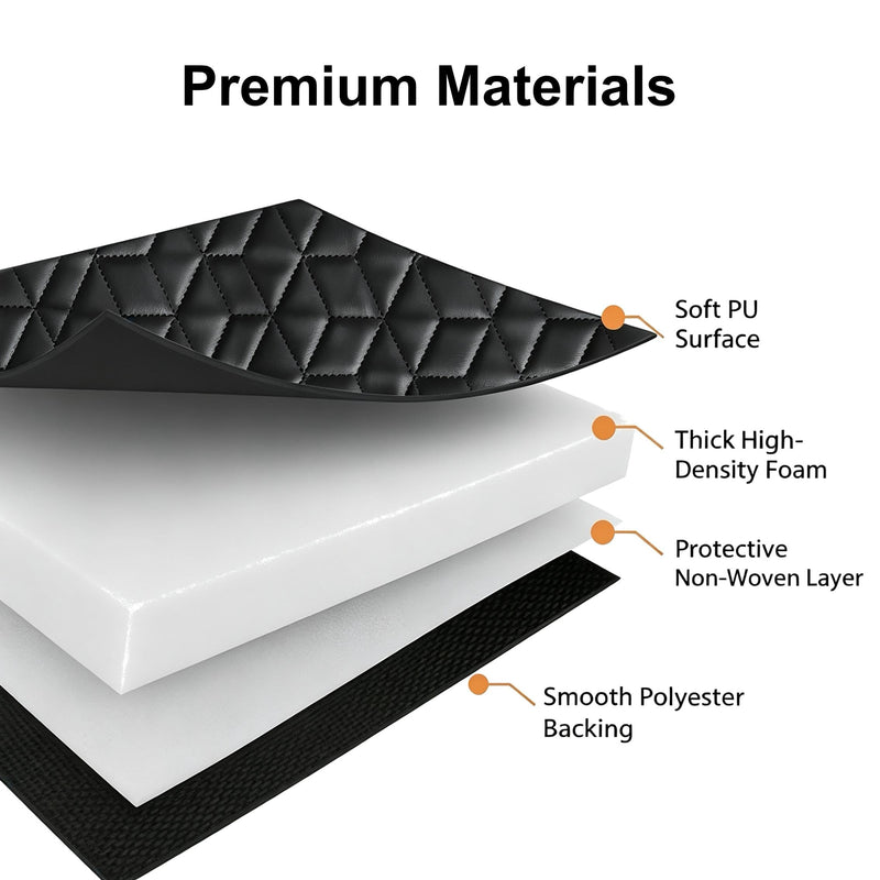 Upgraded Rolling Creeper Mat, 2.5Lbs Heavy-Duty Thick Reinforced | 4-Layer for Low Clearance, Foldable, Under Car Repair, Portable Storage Bag, Portable Mechanics Mat, Cool Gifts, 60"x28" 60"x28"