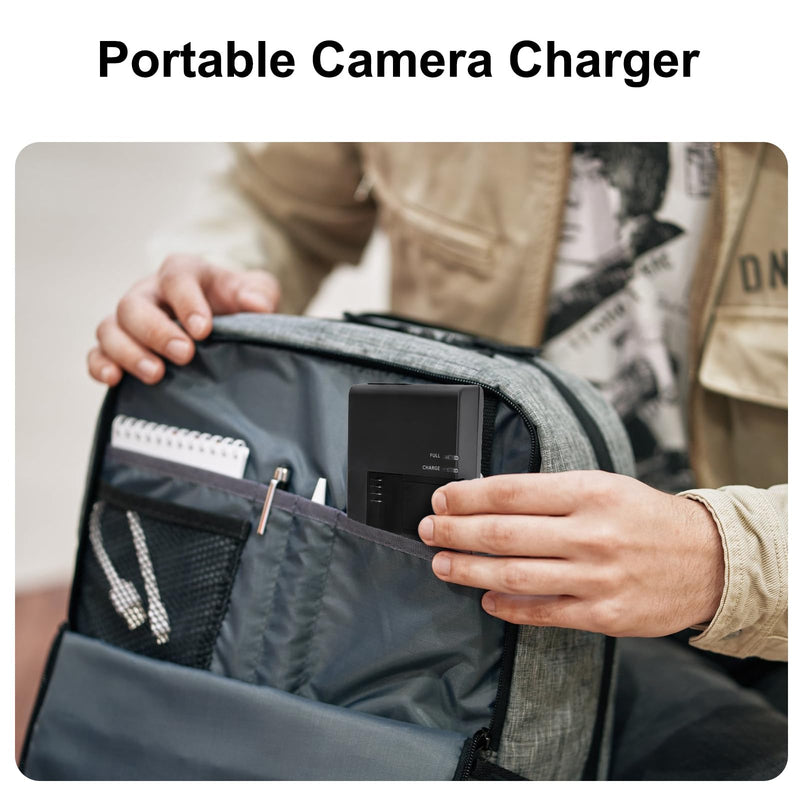 [AUSTRALIA] - LP-E10 LC-E10 LC-E10C Quick Battery Charger for Canon: EOS Rebel T7 T6 T5 T3 T100 4000D 3000D 2000D 1500D 1300D 1200D 1100D DSLR Digital Camera Kiss X50 Battery Power Supply Cord 