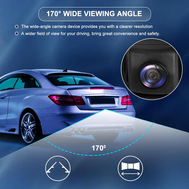 Rear View Backup Camera Replacement for Honda Accord Sedan 2014 2015 | for Hybrid Sport LX EX Replaces 39530-T2A-A71 39530T2AA71 590-438 HO1960101 (Plug is 6-hole!)