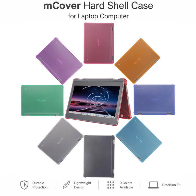 mCover Hard Case ONLY Compatible for 2026+ 11.6" or 12.2" Lenovo Chromebook 500e 2-in-1 Gen 5 Notebook Computer (NOT Fitting Any Other Lenovo Models) - Clear