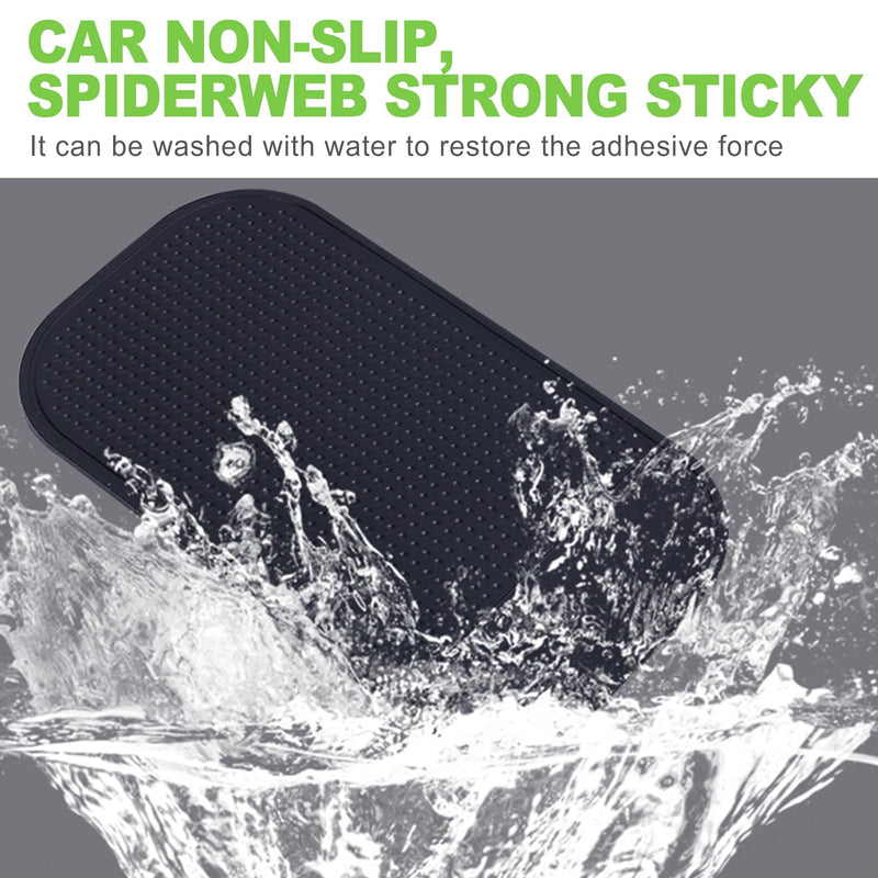 [AUSTRALIA] - 5 Pcs Car Dashboard Sticky Mat, Non-Slip Gel Dashboard Pad Multi-Functional Reusable Dashboard Mat 