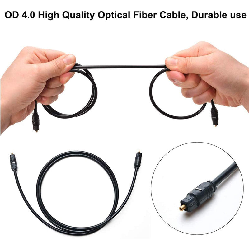 [AUSTRALIA] - 4K x 2K HDMI Audio Extractor Splitter, HDMI Audio Converter Adapter Support Ultra HD 4K Toslink Optical Audio Output and 3.5mm with Optical Fiber Cable 