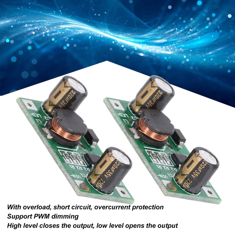 6pcs PWM Dimmable LED Driver Module 700mA Constant Current Controller DC 5-35V Input Voltage for 2W/3W LED Modules, Default