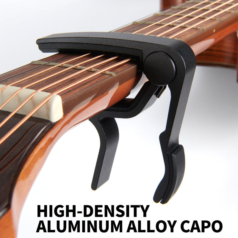 Guitar Accessories Kit:Strap,Capo,Picks,GuitaTuner,guitar string winders,Premium Guitar Gifts for Men, Beginners