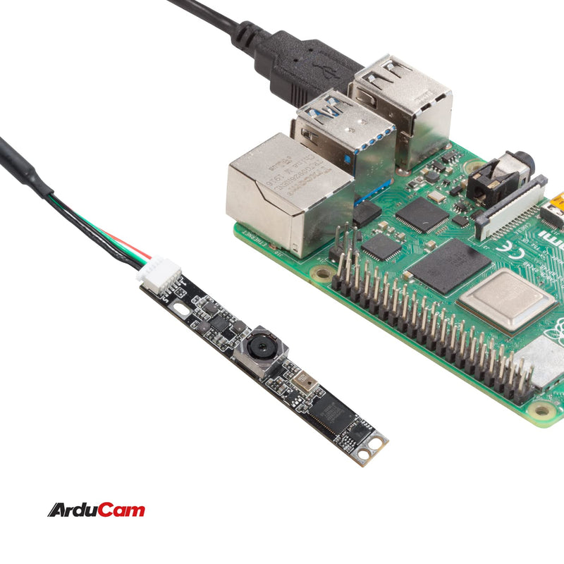 Arducam 8MP Autofocus USB Camera, IMX179 Lightburn Camera with Microphone, Ultra HD Embedded Webcam for PC and Raspberry Pi, Compatible with Linux, Windows, and Mac OS 8MP IMX179 Autofocus