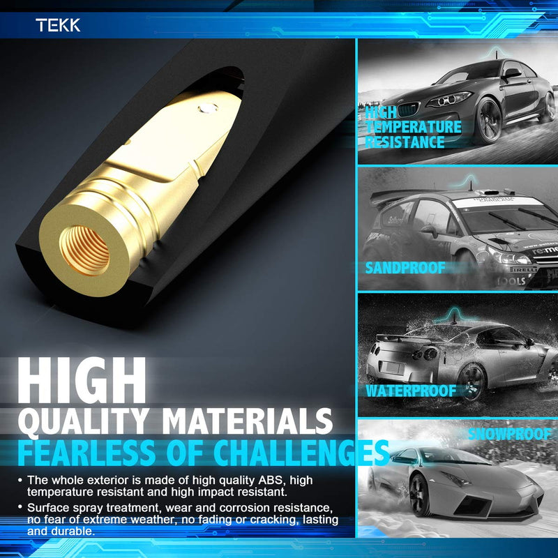 [AUSTRALIA] - Tekk Short Antenna Compatible with 2007-2026 Chevy Silverado 1500 / Designed for Optimized FM/AM Reception / 4.8 Inches 