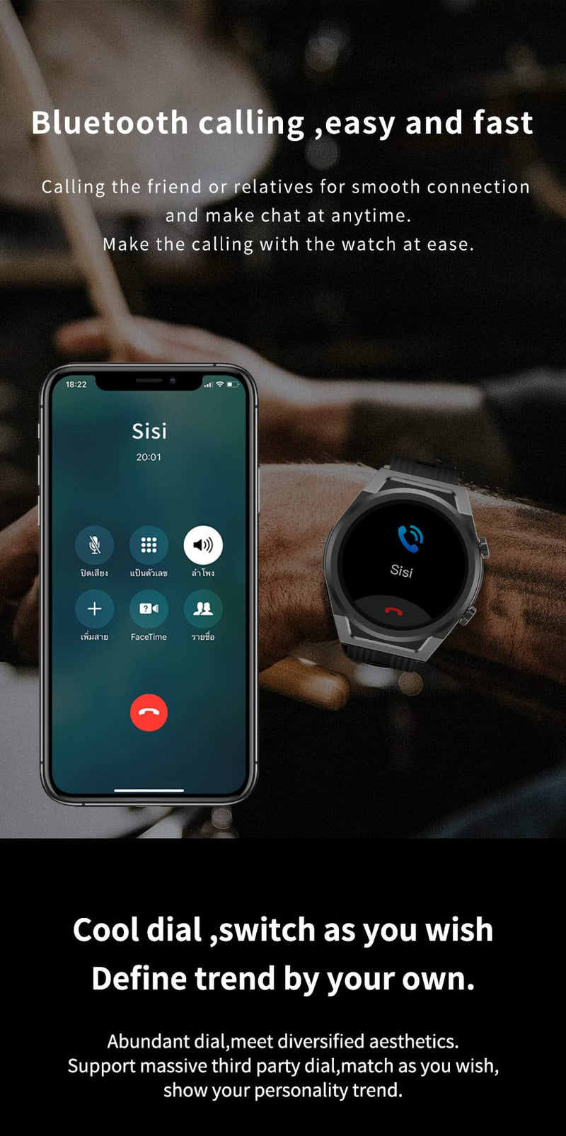 smart Watch (Black) black