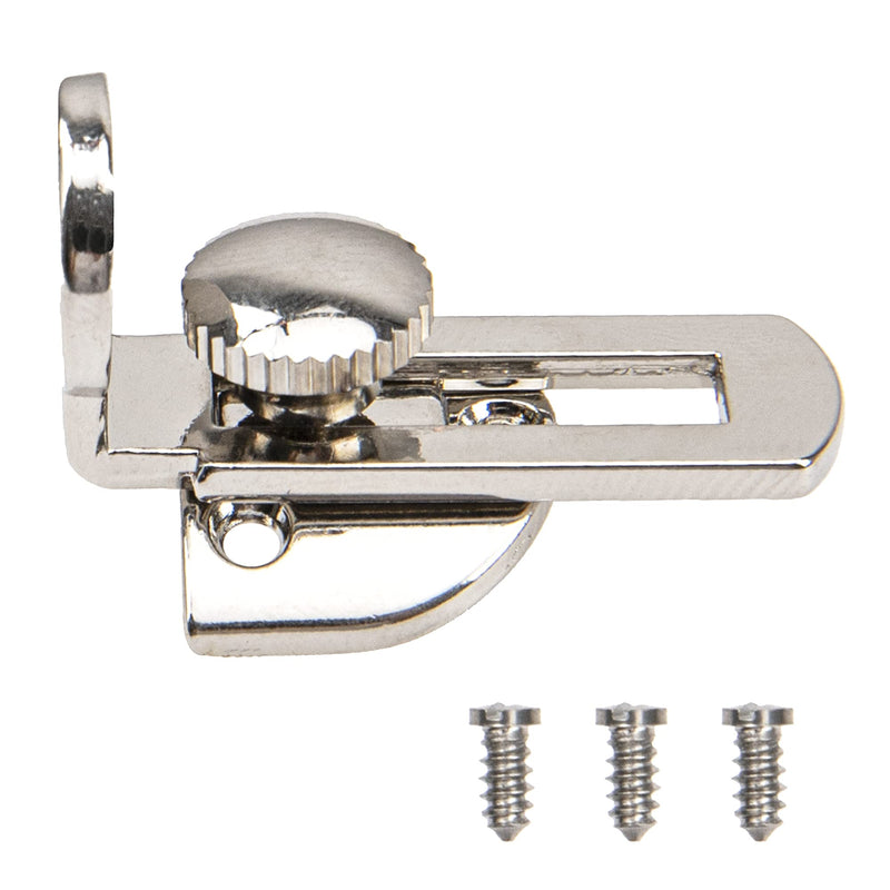 1Pcs Yootones Clarinet Metal Thumb Finger Rest with Screws Compatible with Clarinet Oboe Woodwind Instrument (Silver)