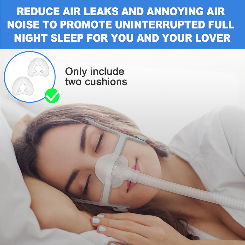 [AUSTRALIA] - Pack of 2 Replacement Masks (L) for Airfit N20, Comfortable Fit & Softer Wear, Compatible with Original Frame, High Quality & Durable Replacement Cushion Accessories, High Quality CPAP Accessories by L 
