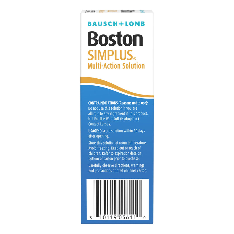 [AUSTRALIA] - Boston Simplus Contact Lens Solution, for Gas Permeable Contact Lenses, 3.5 Fl Oz 