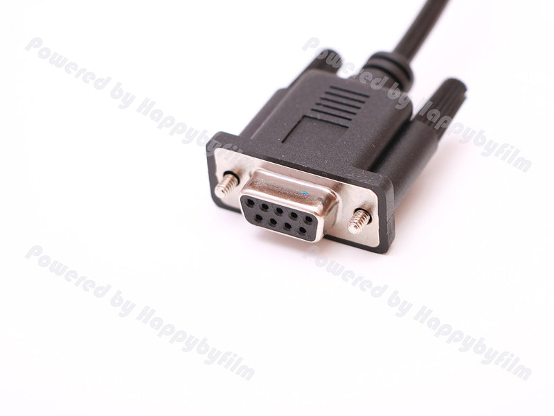 Data Cable DB9 COM to Male 6pin Hirose Plug Coiled Data Cable Strechable Wire Data Collactor Cord for SOKKIA,TOPCON Total Stations, TDS/Trimble, Carlson, Sokkia, XYZ, SMI Data Collecator